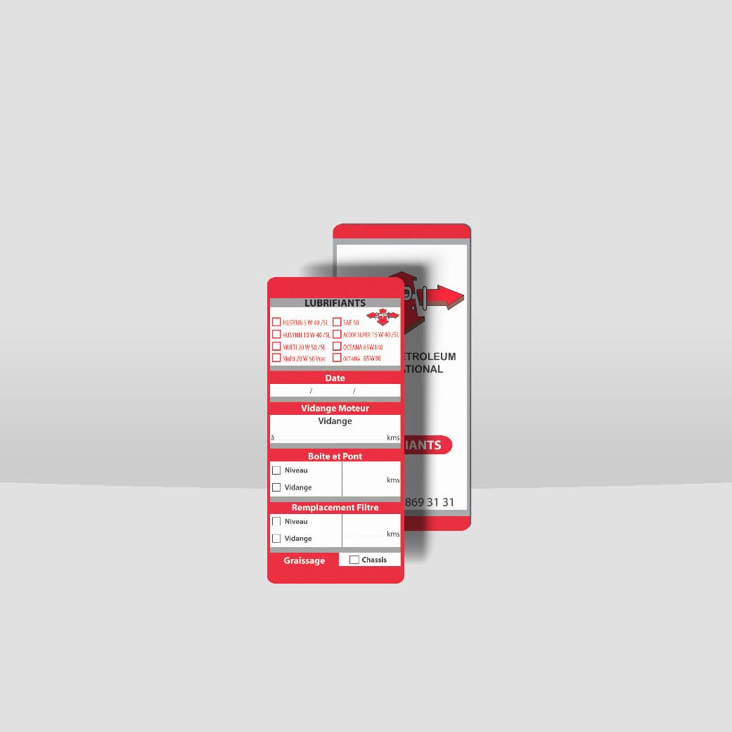 Impression offset Ticket vidange – Image 1