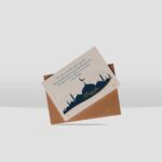 Carte de vœux/compliment - recto verso