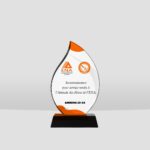 Trophée en cristal